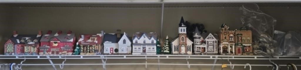 Dept 56 ceramic christmas houses collection