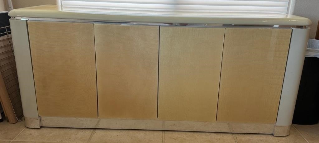 11 - 4-DOOR SIDEBOARD / CABINET 30X19X69"