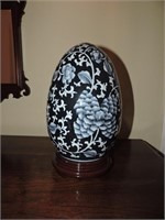 Bombay Co Porcelain Egg