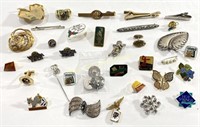 Costume Jewelry Pins, Buttons, & More