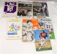 (7) FOOTBALL GUIDES INCLUDES 1968 KANSAS STATE