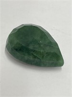 Pear Shaped Emerald with COA