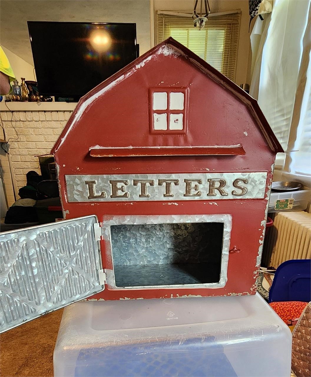 Ashland Letters to Santa Rustic Barn Mail Box