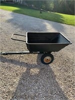 pull behind garden cart
