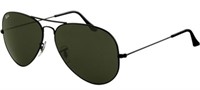 Ray Ban Sunglasses-3026 Aviators - Black