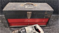 Penn Craft Tool Box with Contents and Black &