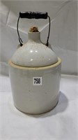 Crock jug with handle