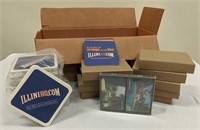 New Old Stock Playing Cards and Illini Coasters