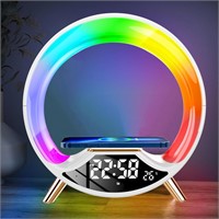 Led Colorful Music Audio Atmosphere Clock