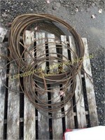 LOT OF STEEL CABLE