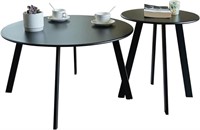 Meluvici Patio Coffee Table Set Of 2, Weather