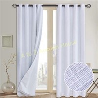 ROOM DARKENING CURTAINS WHITE