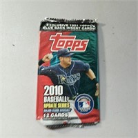 2010 Topps Baseball Update Series 10 card packs