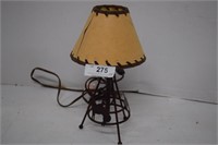Decorative Metal Western Lamp w/Shade