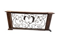 Antique French Wood and Iron Railing Pc