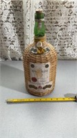 Vintage Wicker Wrapped Ron Bacardi Superior Rum