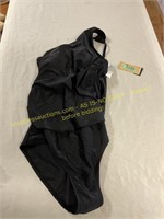 Kona sol, women’s size L black bathing suit