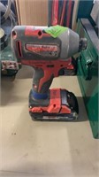 MILWAUKEE CORDLESS IMPACT W/ BATTERY **NO CHARGER