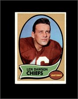 1970 Topps #1 Len Dawson EX to EX-MT+