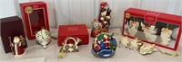 Flat lot - Lenox and Radko Christmas ornaments