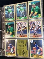 BINDER MXED LOT BASEBALL