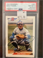 Mike Piazza autographed rookie
