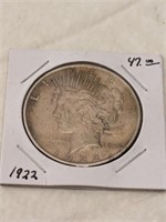 1922 Silver Peace Dollar