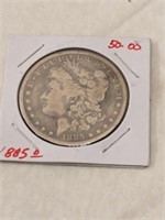 1885o Morgan Silver Dollar