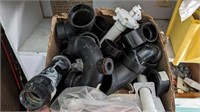 Plumbing pipe, elbows, connectors lot