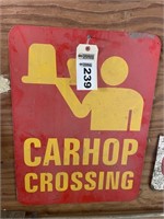 Car Hop Crossing sign SST