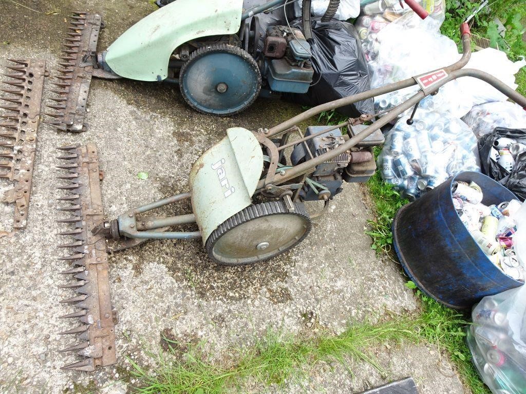 Jari Sickle Bar Mower (right) - Worked last time