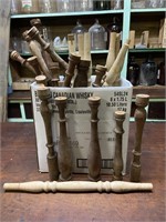 Lot Of Small Wooden Spindles