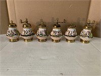 Lot of 3 Sets Salt and Pepper Capodimonte