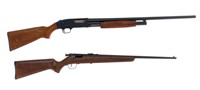 Estate Long Gun Lot 2 Pcs Shotgun / Rifle