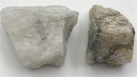 Calcite And Calcite W/ Pyrite Freeform Specimens