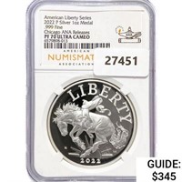 2022-P Liberty Silver Medal PCGS PR70 UC
