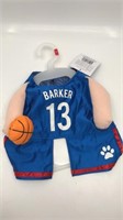 New Barker Basketball Pet Halloween Costume Sz M