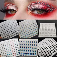 Rhinestones Eyeliner Eyeshadow Kit  6 Sheets