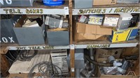 Shelf lot of Electrical Items