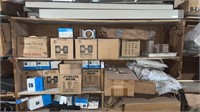 Shelf lot of Industrial Hardware Items