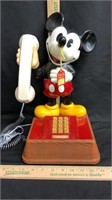 Vintage Disney Mickey Mouse Landline Push Button