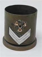 Military ammunition shell pen holder