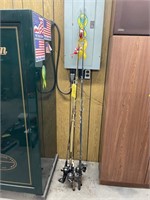 (6) Fishing Poles and Reels