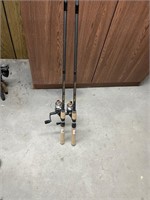 2 Fishing Poles and Reels