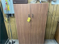 Wood Storage Cabinet