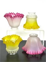 Antique Glass Lamp Shades