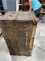 40 x 20 x 24 Old Wooden Trunk