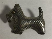 TAXCO MEXICO STERLING SILVER SCOTTY DOG PIN