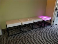 4 lighted tables