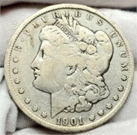 1901 Morgan Silver Dollar
